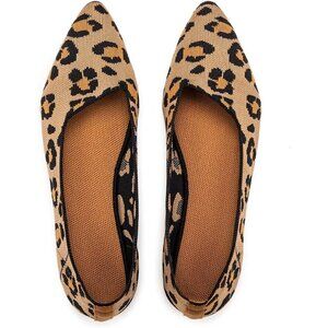 🆕Frank Mully Flat Shoes Women Yellow Pointed Toe Slip On Softable Comfort Shoes